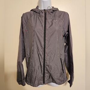 Nike Running Gray Athletic Jacket, Small